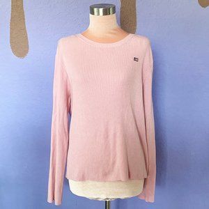 Polo Jeans Co. Vintage Ribbed Pink Sweater